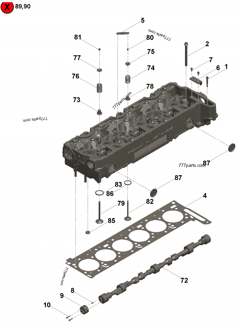 5557835 Rocker lever support - Cummins spare part | 777parts.com 