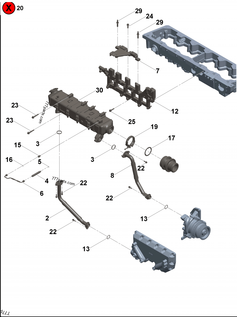 Cmanats Kit, Exhaust Outlet 5579020 - OEM - Cummins - Big Rig World
