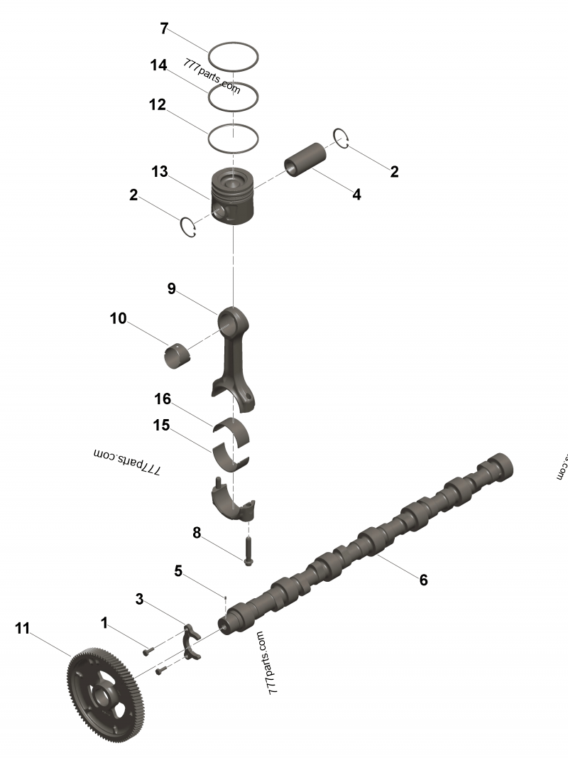 5579381 Connecting rod bearing kit - Cummins spare part | 777parts.com
