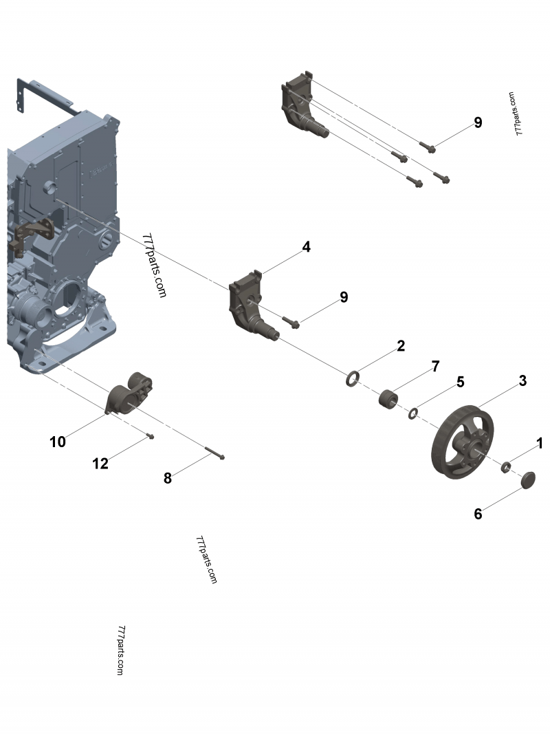2899608 Fan spindle - Cummins spare part | 777parts.com