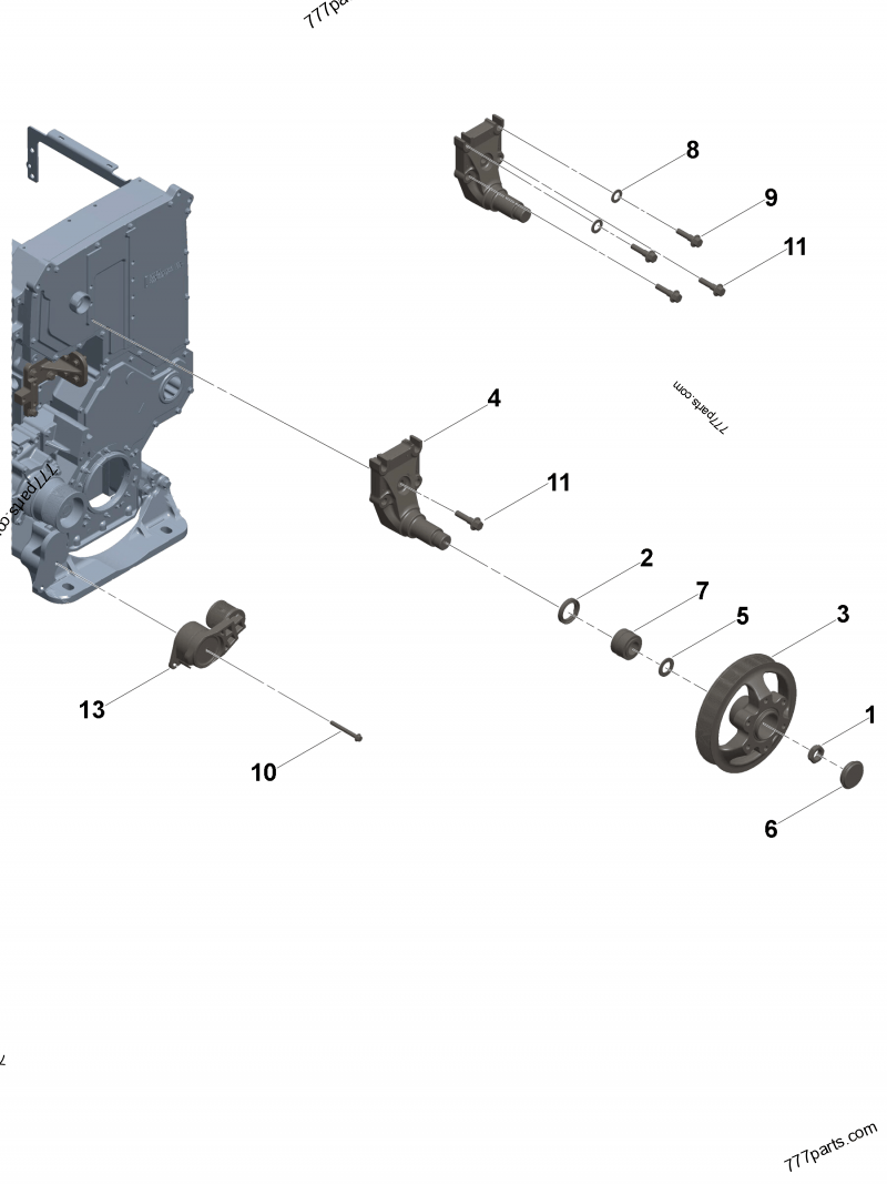 2899743 Fan spindle - Cummins spare part | 777parts.com