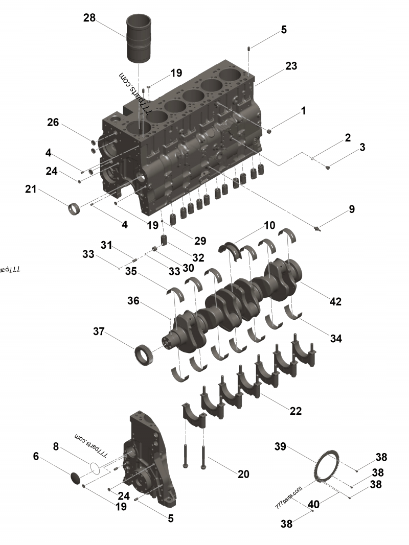 5587076 Cylinder liner - Cummins spare part | 777parts.com