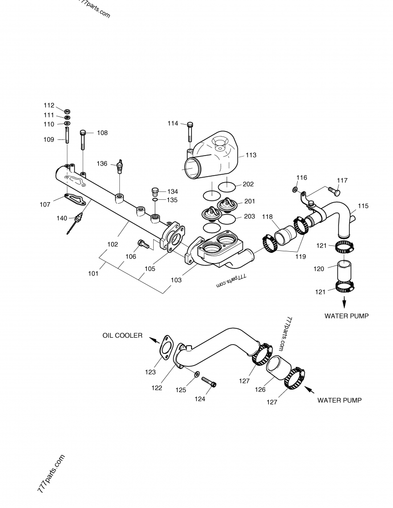 65.06402-0006 THERMOSTAT - 65064020006 - Doosan spare part