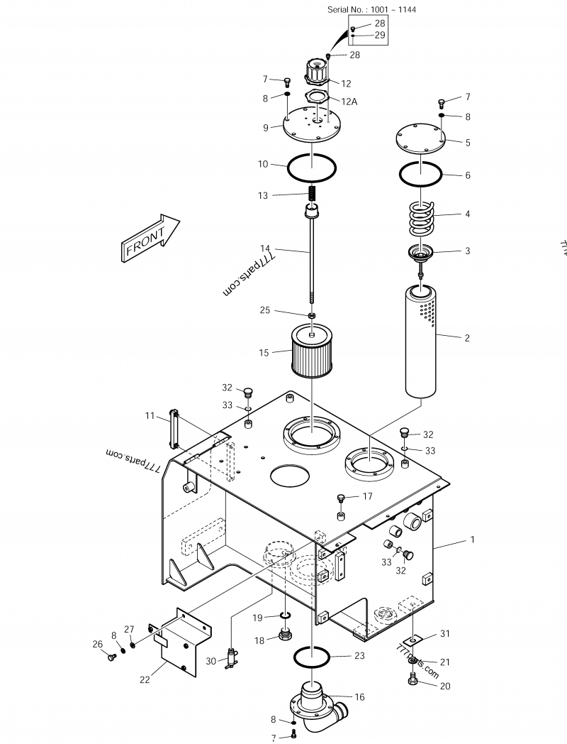 193-00840 PIPE, WELDMENT - 19300840 - Doosan spare part | 777parts.com