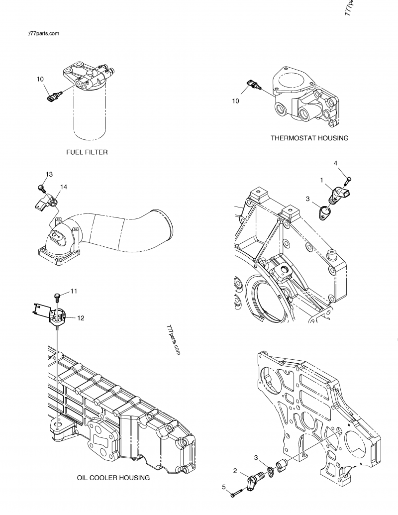 65.27444-7001 SENSOR BOOST PRESSURE&TEMP - 65274447001