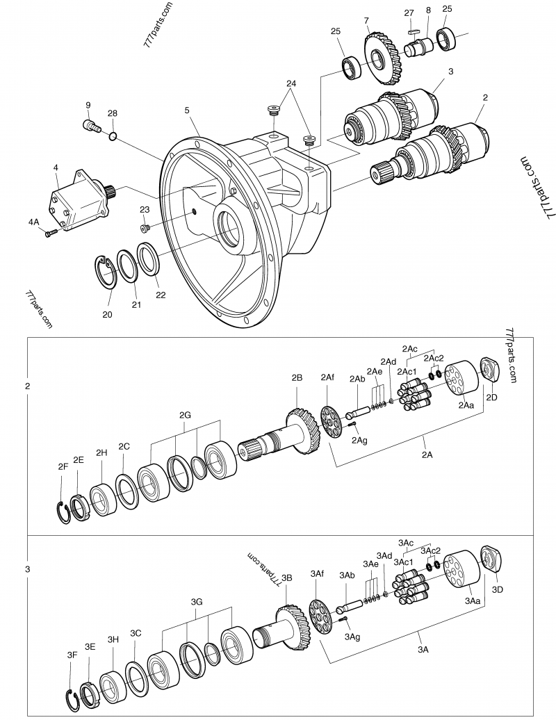 2.410-00138 CYLINDER - 241000138 - Doosan spare part 2.410-00138 CYLINDER - 241000138 - Doosan spare part