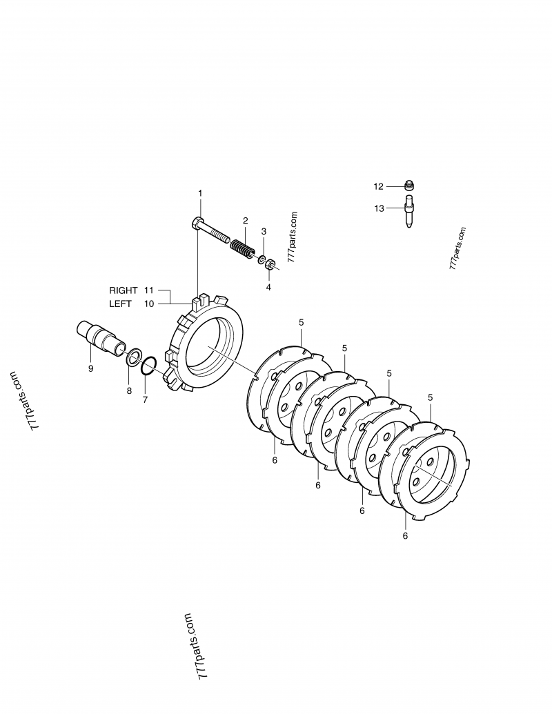 2.222-00012 DISC, BRAKE - 222200012 - Doosan spare part | 777parts.com