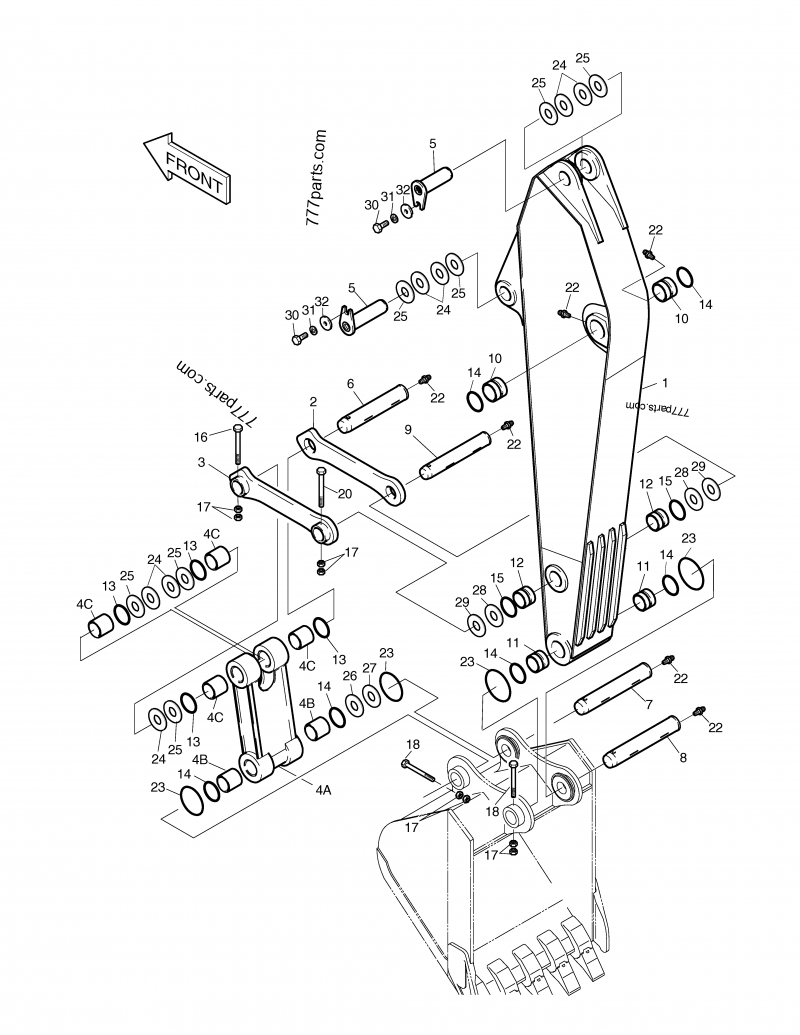 2123-2009 PIN - 21232009 - Doosan spare part | 777parts.com, image size:800x1035