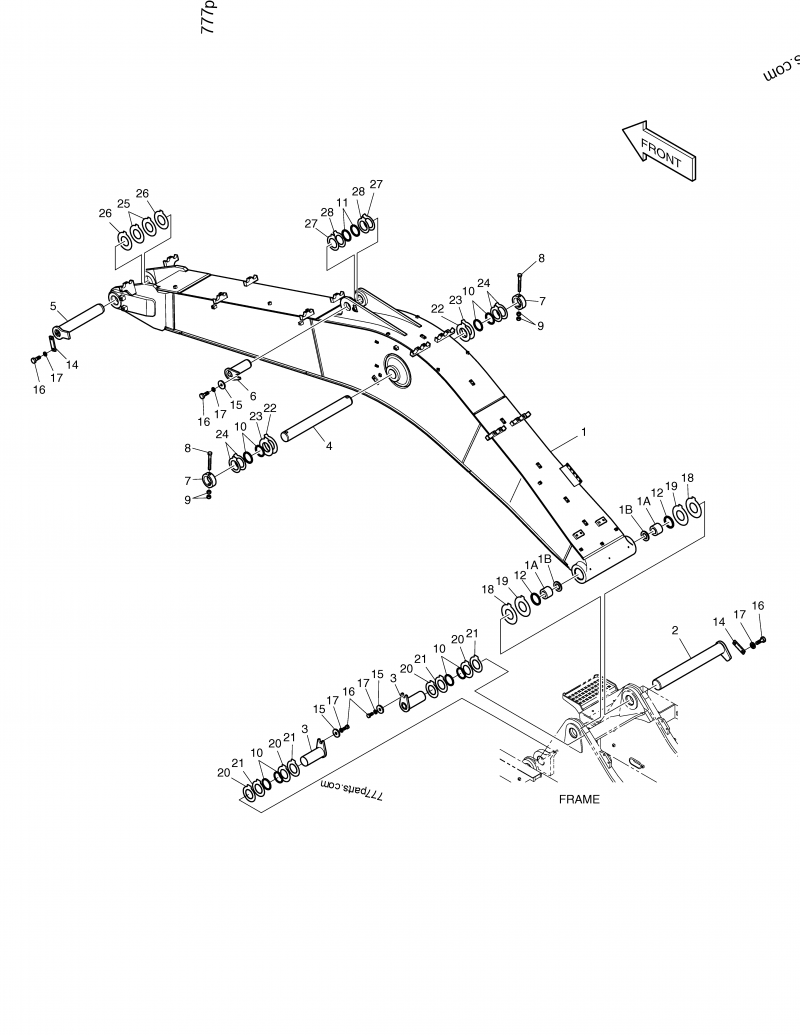 2123-2187C.WH PIN - 21232187cwh - Doosan spare part | 777parts.com