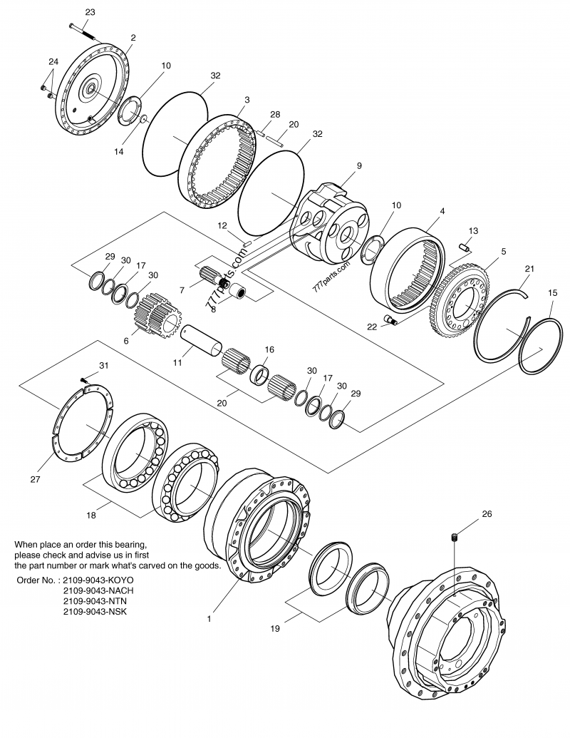2114-1647d7-shim-2-5t-21141647d7-doosan-spare-part-777parts