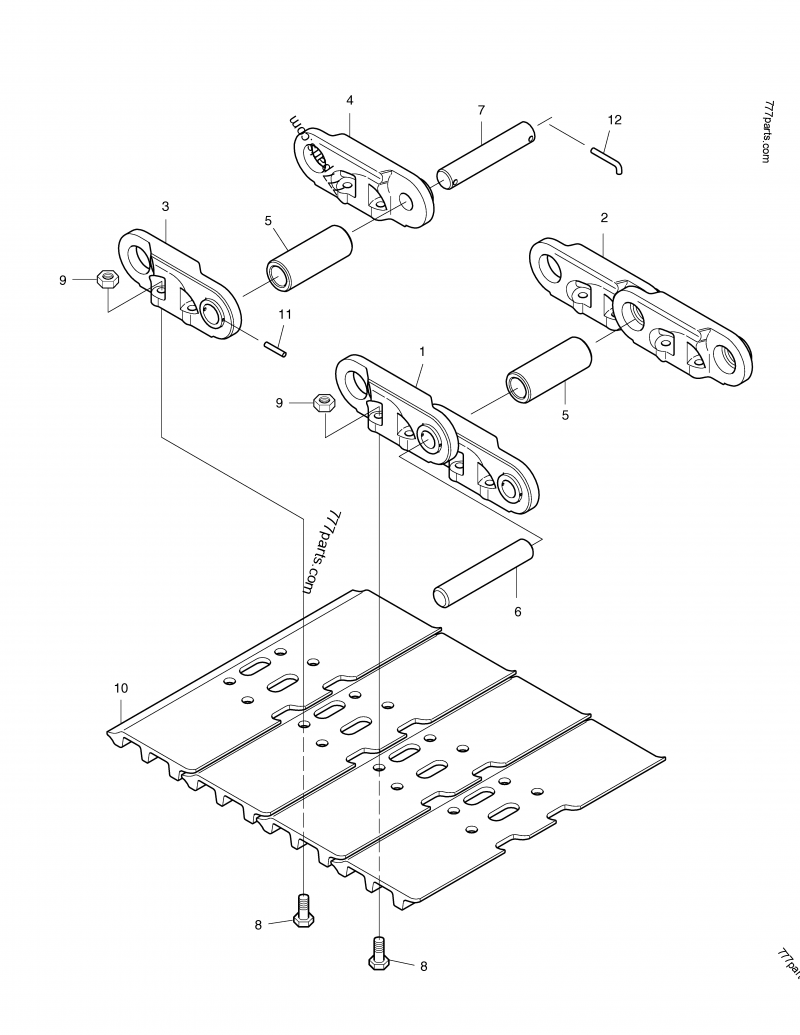 2272-9046 TRACK SHOE ASS'Y - 22729046 - Doosan Spare Part | 777parts.com