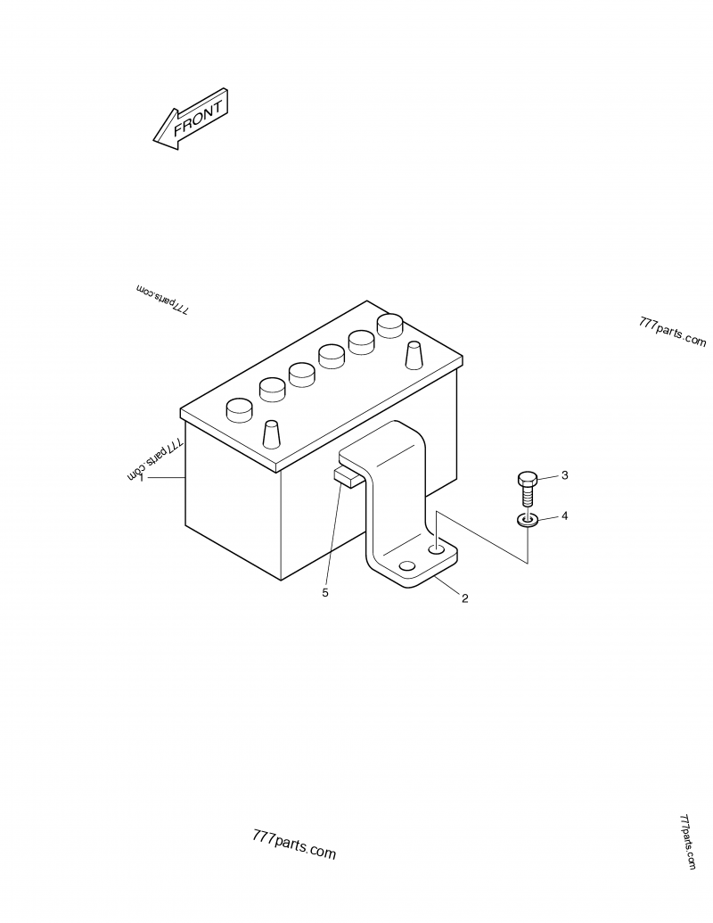 25061108 CLAMP, BATTERY 25061108 Doosan spare part