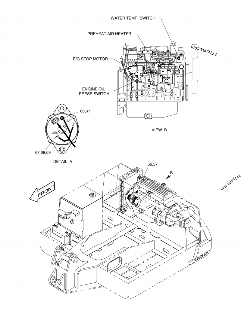 2547-6028 SENSOR, TEMPERATURE - 25476028 - Doosan spare part 2547-6028 SENSOR, TEMPERATURE - 25476028 - Doosan spare part