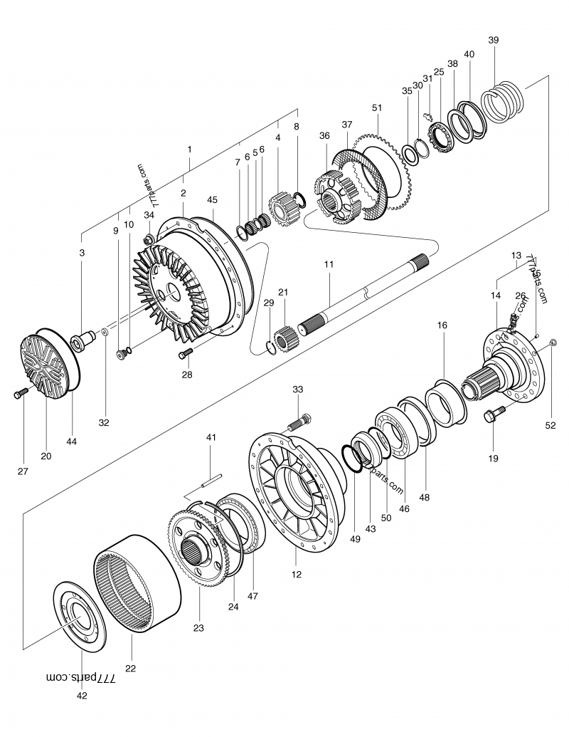 4180-7120 O-RING - 41807120 - Doosan spare part | 777parts.com