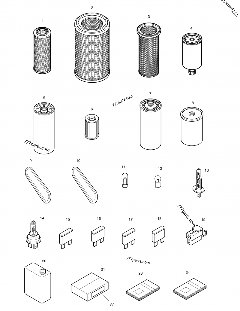 4474-9059 FILTER, TRANSMISSION - 44749059 - Doosan spare part ...