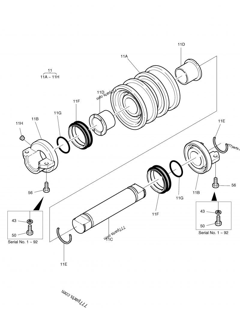 S8010451 O-RING - Doosan spare part | 777parts.com