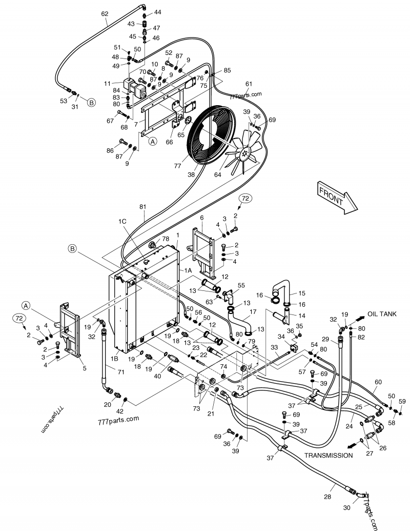 54552872 Hose Assembly for Doosan Portable Compressor Pipe OEM main image 0