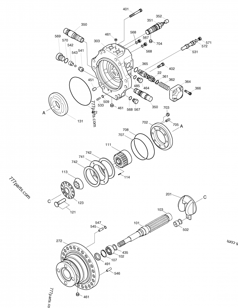 212346 O-RING - Doosan spare part | 777parts.com