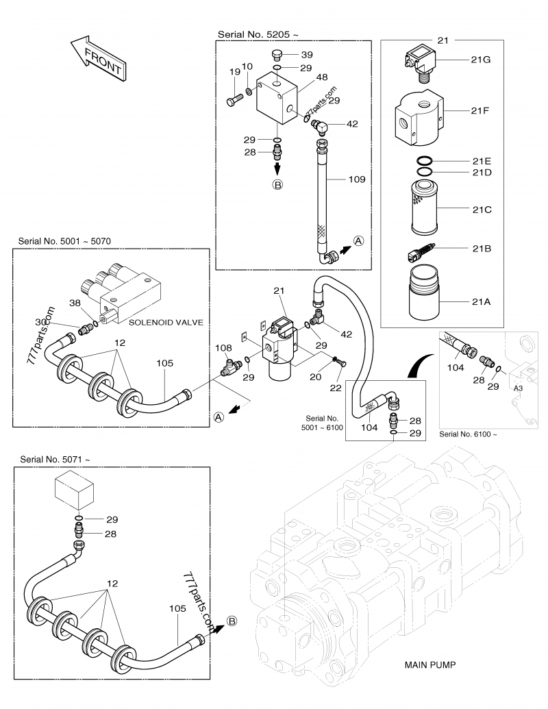 Y-3738-04 RING, BACK UP - y373804 - Doosan spare part Y-3738-04 RING, BACK UP - y373804 - Doosan spare part