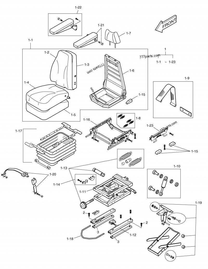 1.90100002 SEAT BELT 190100002 Doosan spare part