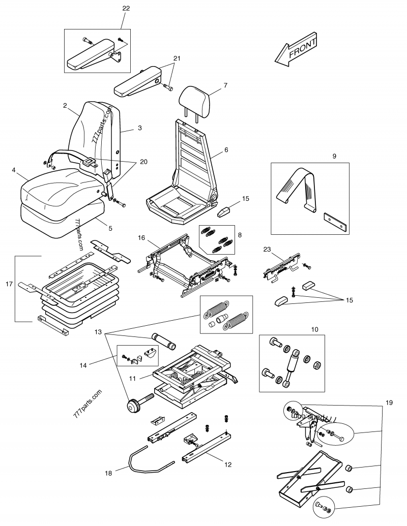 1.90100002 SEAT BELT 190100002 Doosan spare part