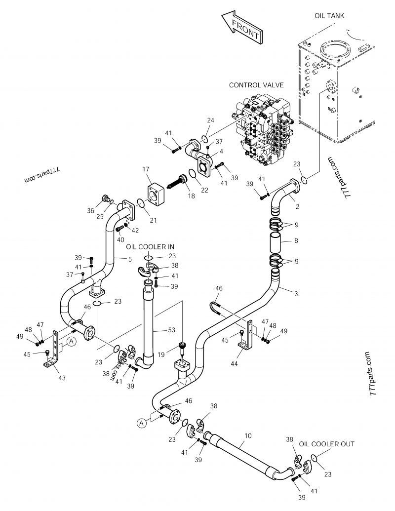 140-01165A PIPE - 14001165a - Doosan spare part | 777parts.com