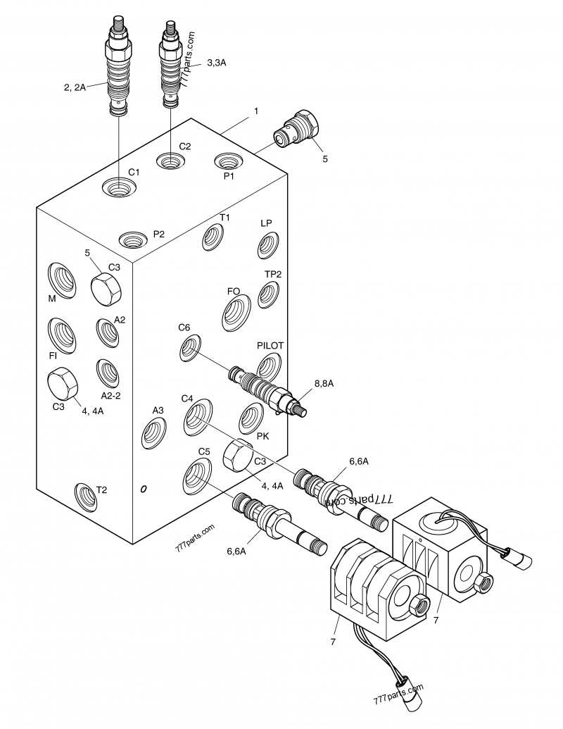 1.420-00127 SEQUENCE VALVE - 142000127 - Doosan spare part 1.420-00127 SEQUENCE VALVE - 142000127 - Doosan spare part