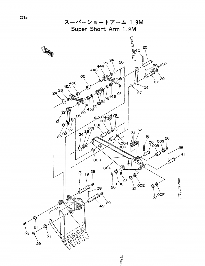 3036977 . BUSHING - Hitachi spare part | 777parts.com