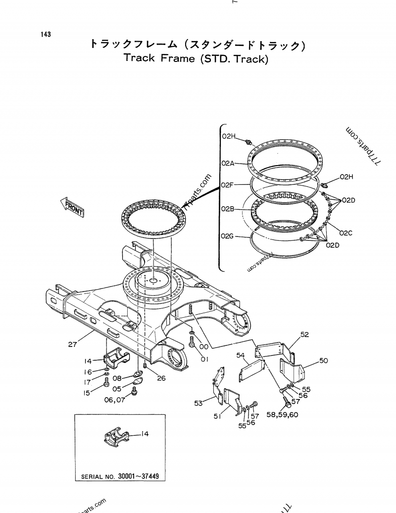 4188065 . SEAL - Hitachi spare part | 777parts.com