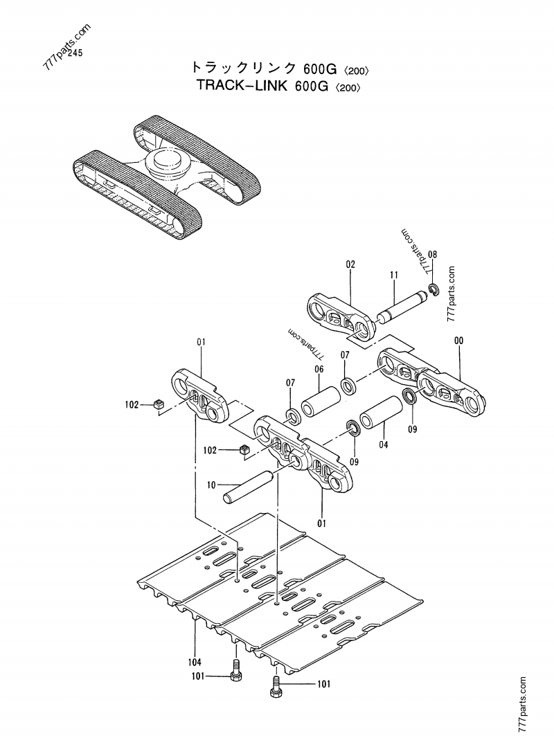 4192666 .. RING - Hitachi spare part | 777parts.com