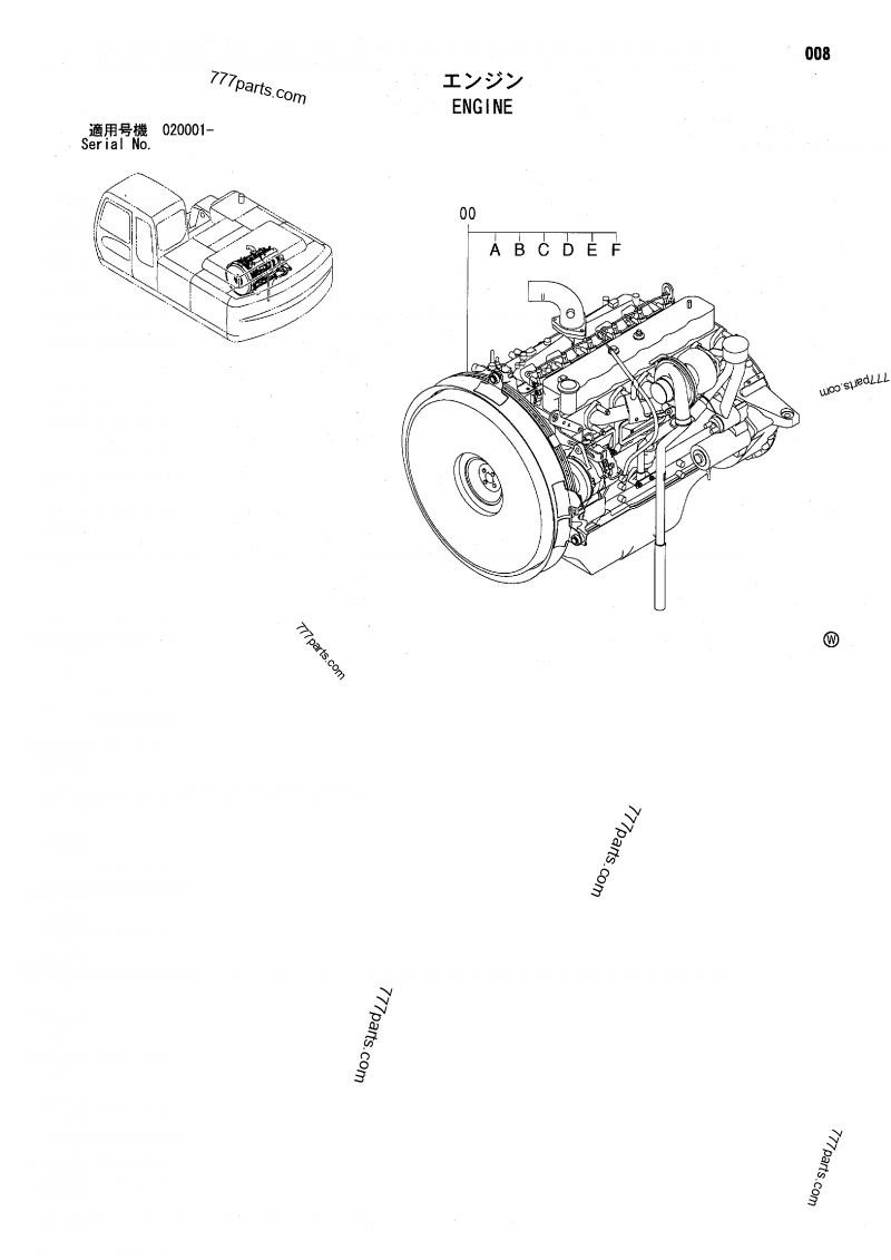 4467212 . ALTERNATOR - Hitachi spare part | 777parts.com