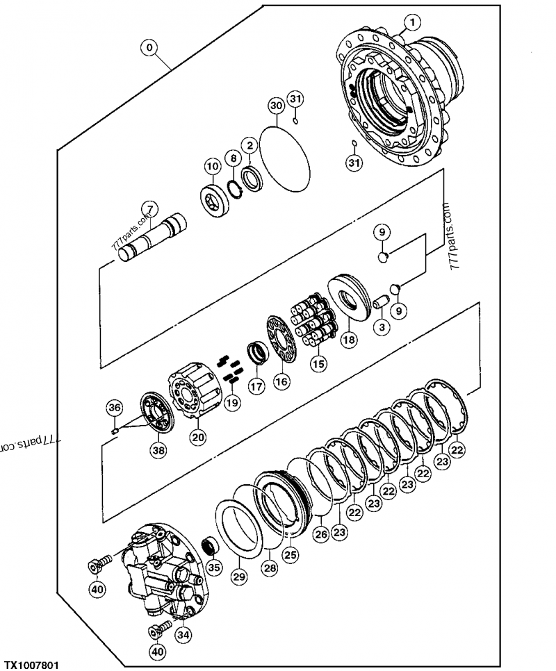 2052977 ROTOR - Hitachi spare part | 777parts.com