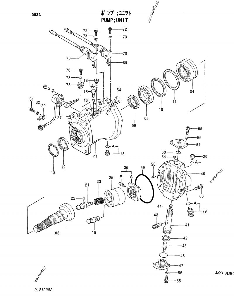 4317636 O-RING - Hitachi spare part | 777parts.com