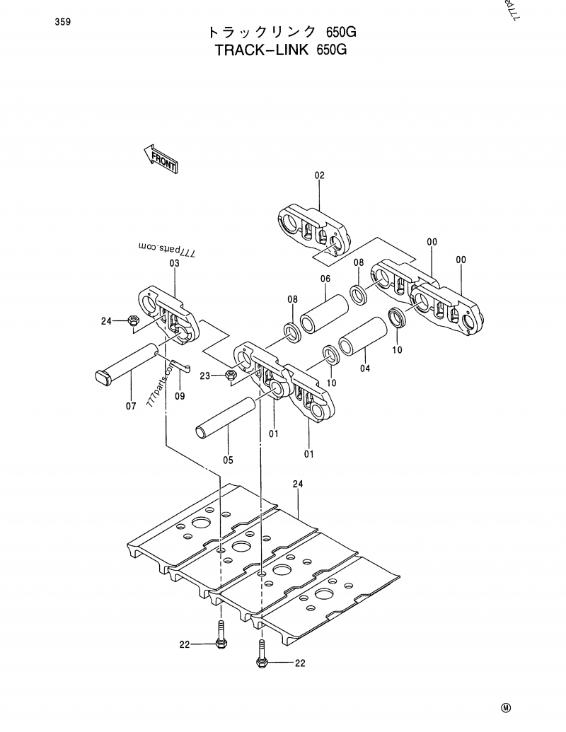 4345172 BUSHING - Hitachi spare part | 777parts.com