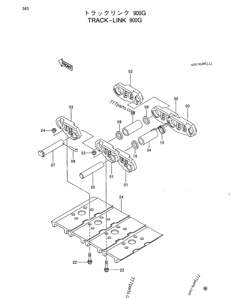 4345172 BUSHING - Hitachi spare part | 777parts.com