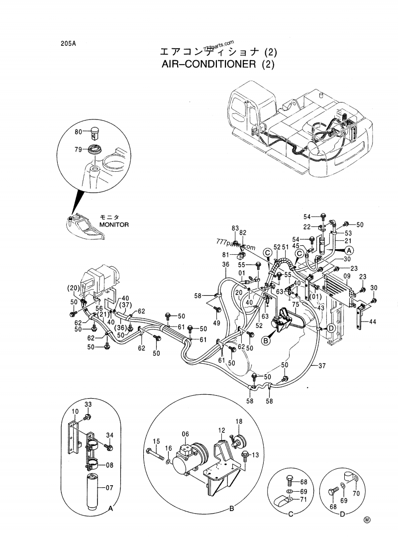 4405814 SENSOR - Hitachi spare part | 777parts.com