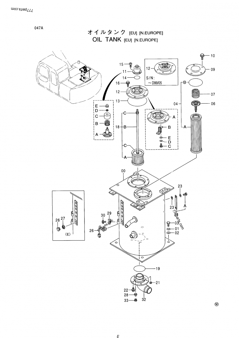 4437836 CAP - Hitachi spare part | 777parts.com