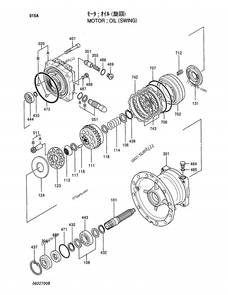 0353318 SEAL - Hitachi spare part | 777parts.com