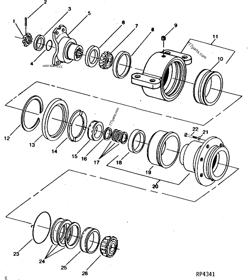R70454 BUSHING - Hitachi spare part | 777parts.com