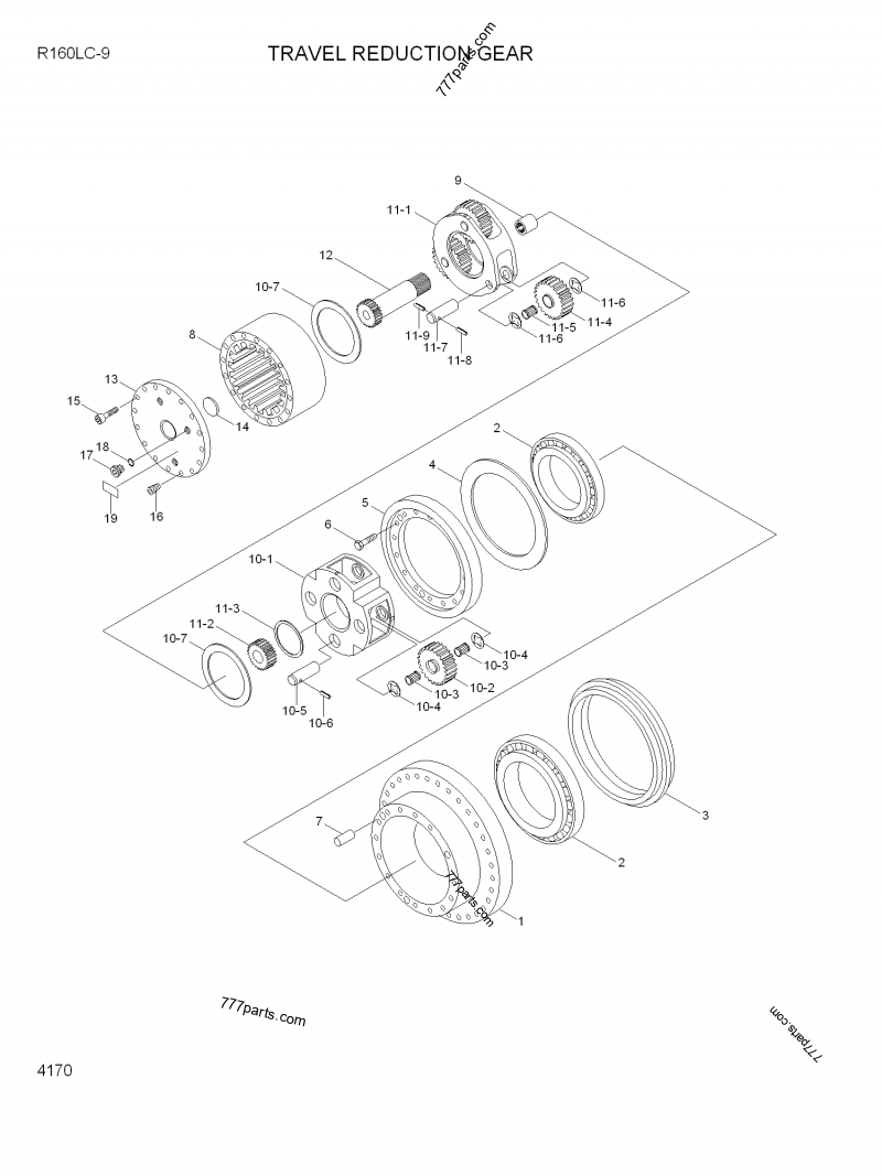 XKAQ-00218 BEARING-MAIN - xkaq00218 - Hyundai spare part | 777parts.com