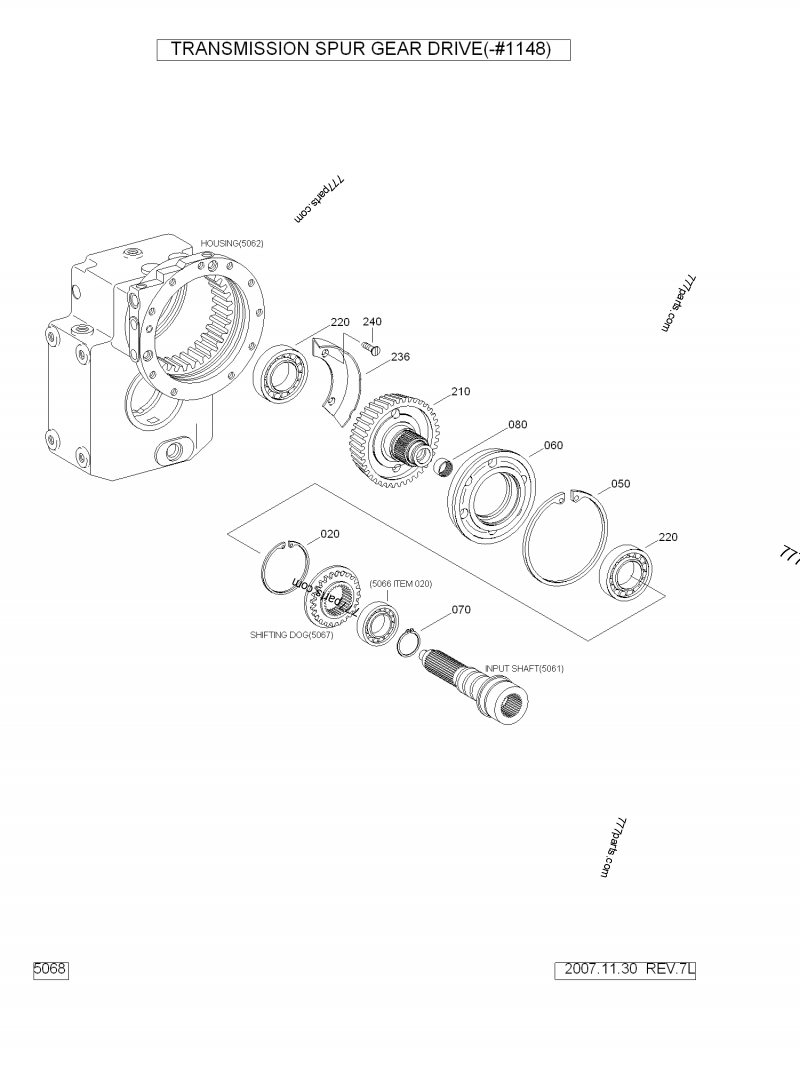 ZGAQ-01043 GEAR-HELICAL - zgaq01043 - Hyundai spare part | 777parts.com