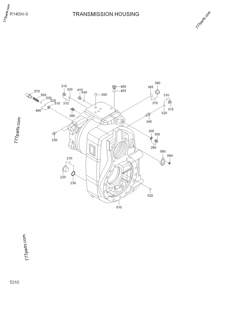ZGAQ-02001 HOUSING - zgaq02001 - Hyundai spare part | 777parts.com