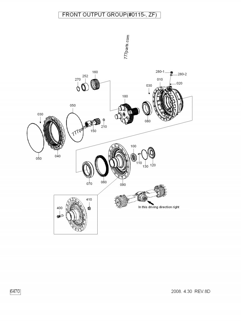 【専用】HZK様分 ZGAQ-02498 STOP BOLT - zgaq02498 - Hyundai spare part