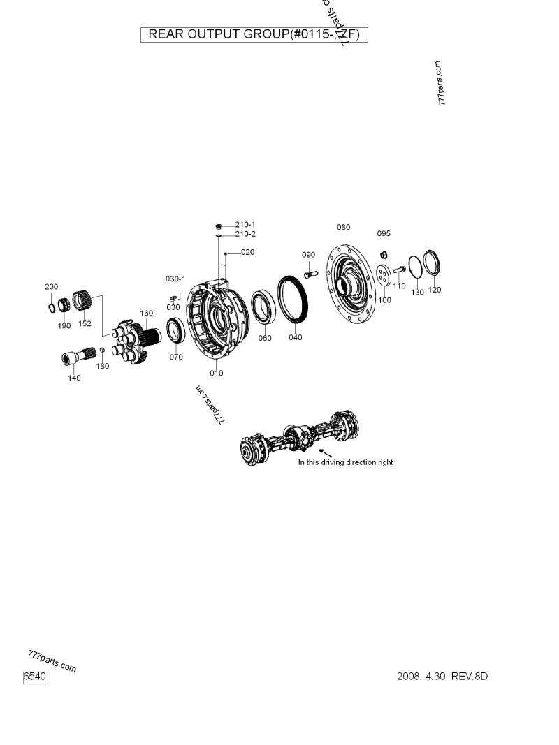 ZGAQ-02587 PLANET CARRIER - zgaq02587 - Hyundai spare part
