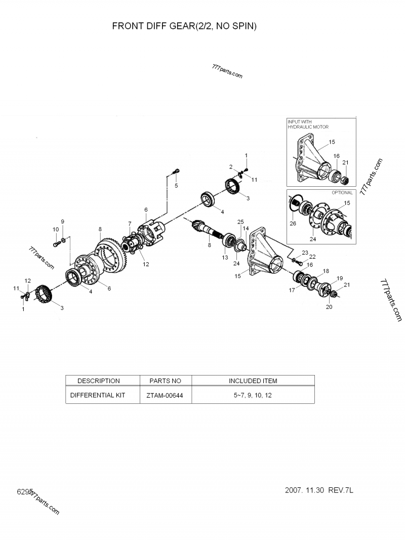 ZTAM-00175 WASHER-SPRING - ztam00175 - Hyundai spare part | 777parts.com