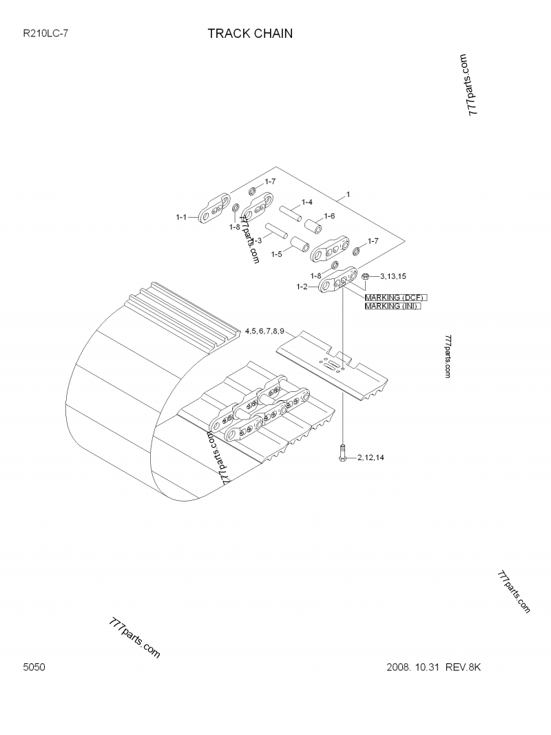 81N6-26140 PIN-TRACK - 81n626140 - Hyundai spare part