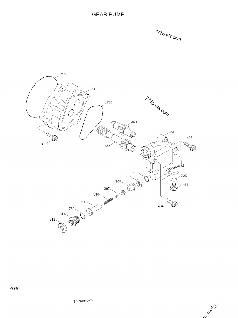 XJBN-00385 GEAR PUMP - xjbn00385 - Hyundai spare part | 777parts.com