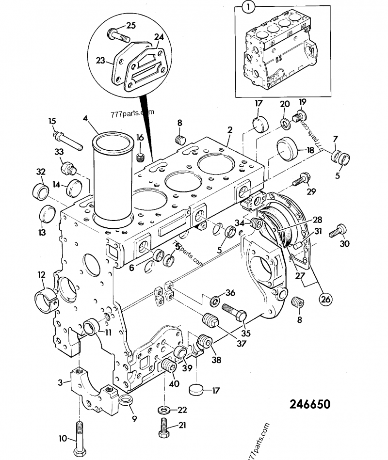 02/201304 Plug - 02201304 - JCB spare part | 777parts.com