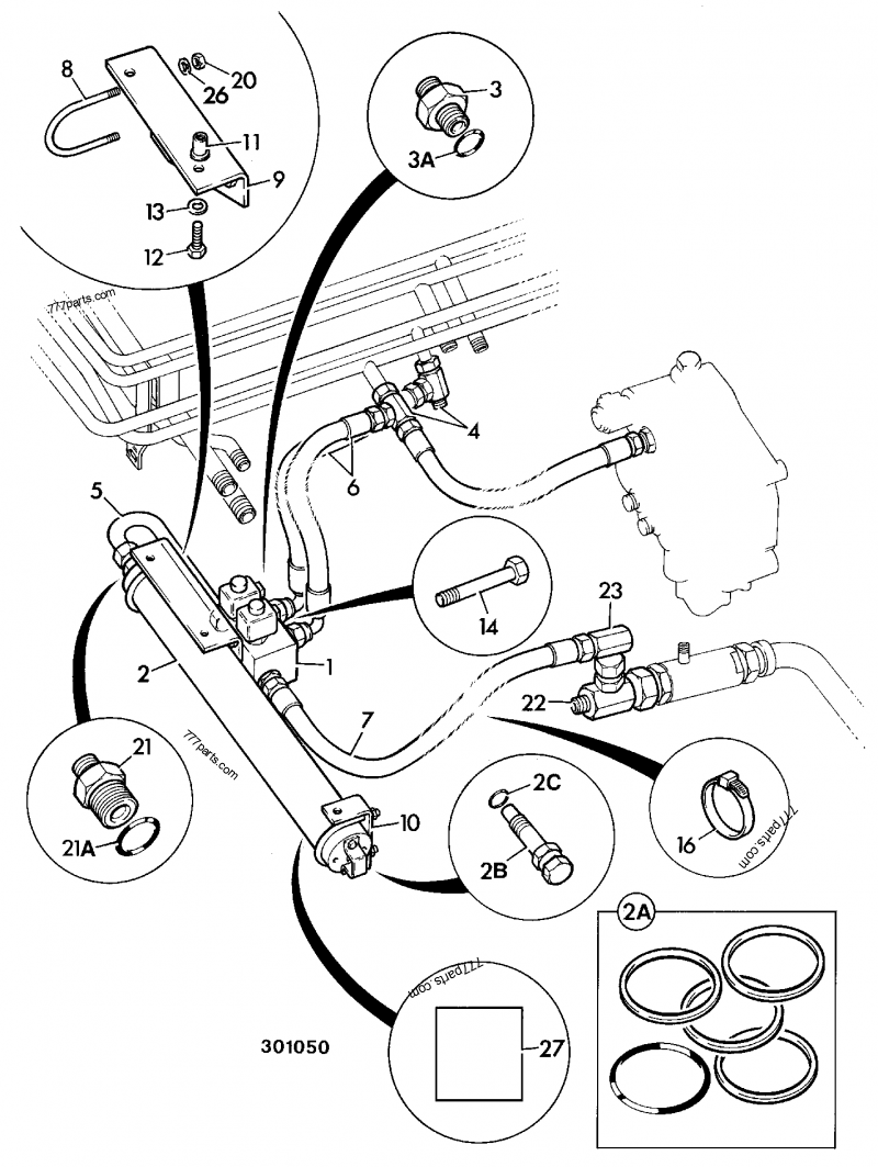パート11 903/14801 Kit-seal, accumulator piston - 90314801 - JCB