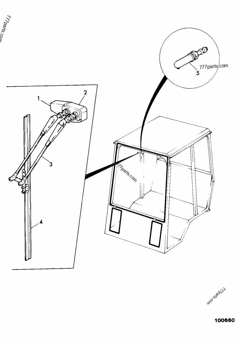 714/04700 Arm, wiper - 71404700 - JCB spare part | 777parts.com